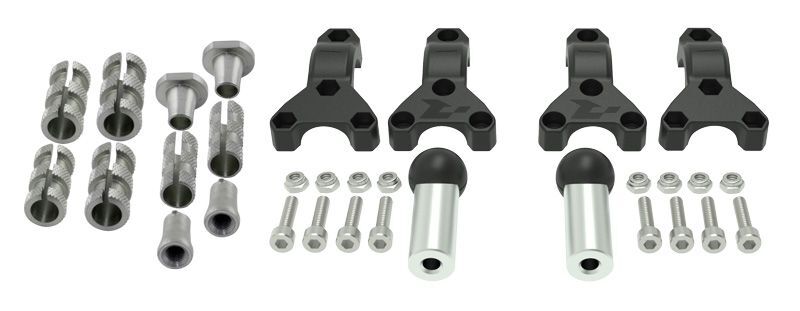 Adaptateur Protège-main Racetech Kit fixation ajustable