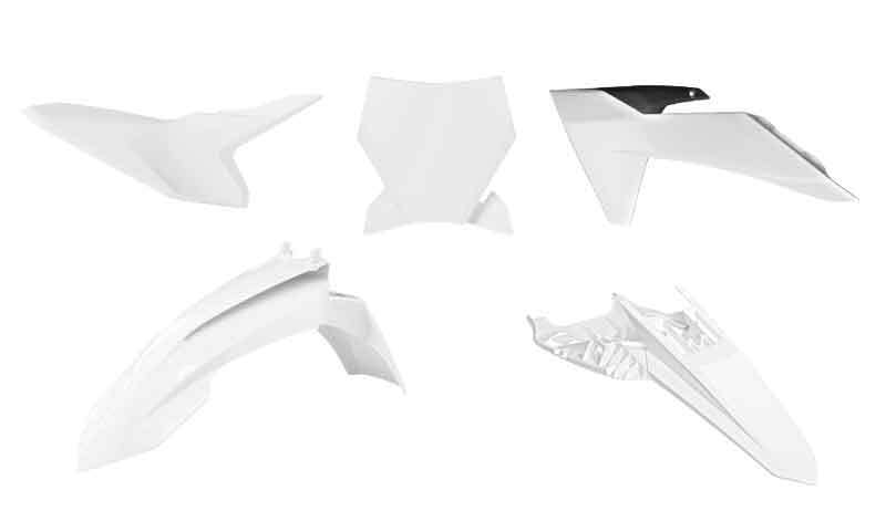 RACETECH Kit plastiques Racetech — blanc