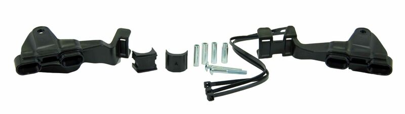 Adaptateur Protège-main Racetech Kit de montage protège-main HP1/HP2 noir