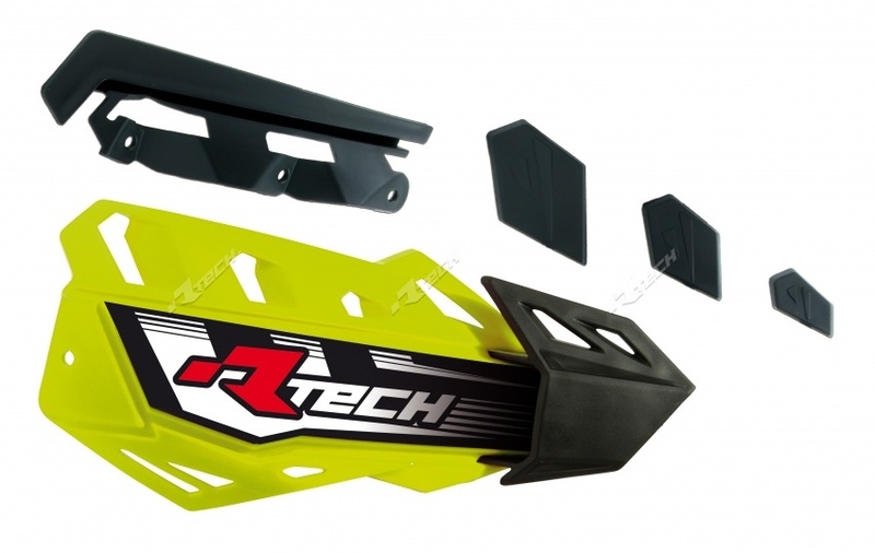 Protèges-mains Racetech Coque de rechange FLX jaune pour 789708