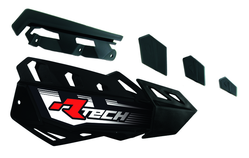 Protèges-mains Racetech Coque de rechange FLX noir pour 789678