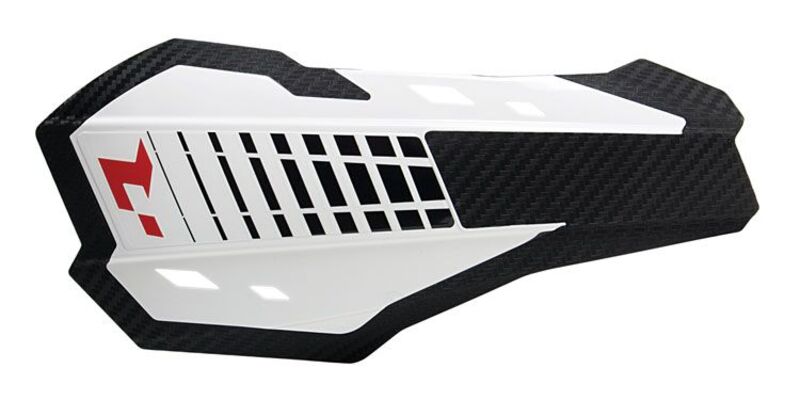 Protèges-mains Racetech Coque de rechange protège-mains HP2 blanc