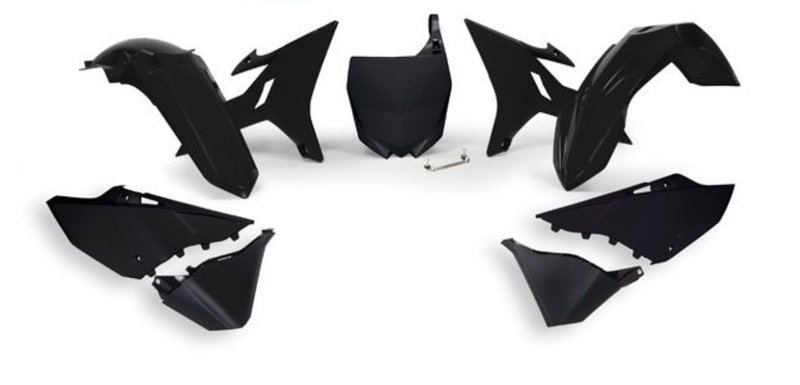 Kit plastiques Racetech de rechange Revolution noir