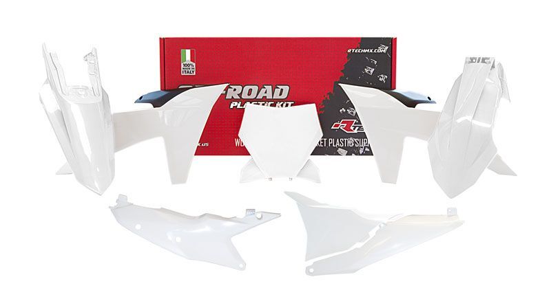 RACETECH Kit plastiques Racetech — blanc