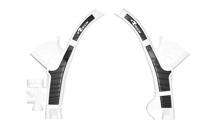 Protège cadre Racetech blanc noir