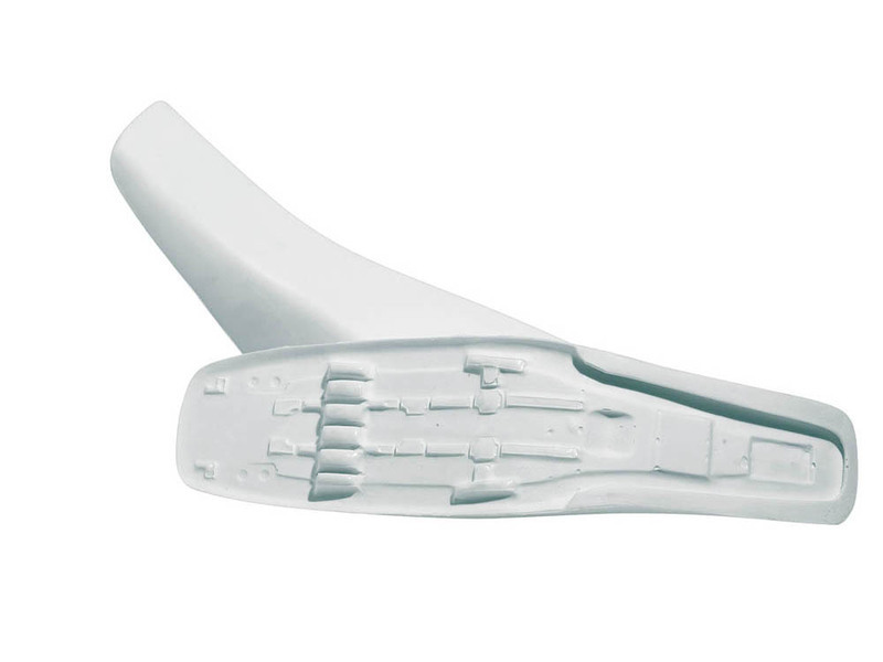 RACETECH Mousse de selle Racetech standard — blanc