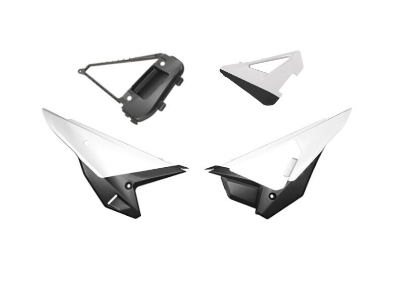 Plaques latérales Racetech Kit Revolution - blanc