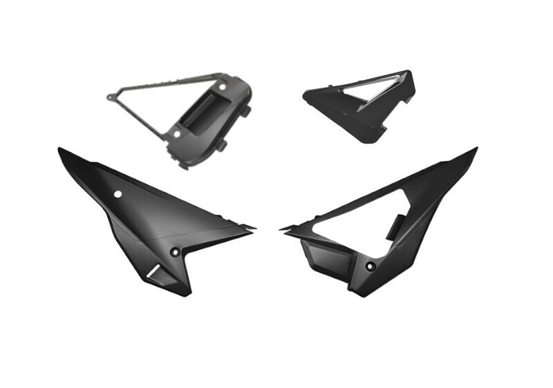 Plaques latérales Racetech Kit Revolution - noir