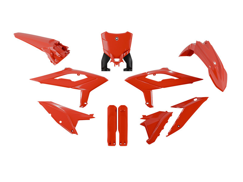 Kit plastiques Racetech 6 pièces rouge