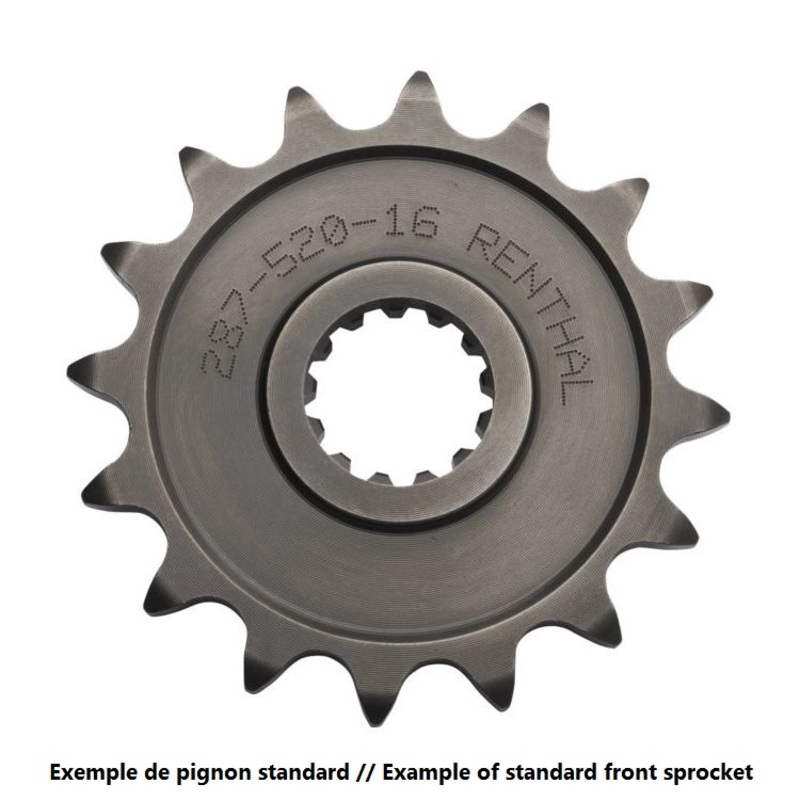 Pignon RENTHAL 293 en Acier D14/520 pour Husqvarna 501 FE 14-22
