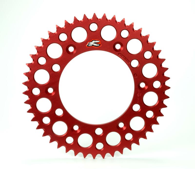RENTHAL Couronne Renthal aluminium Ultra - Light anti - boue 154U - 520 — argent