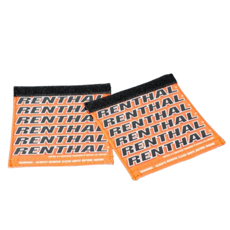Protections de poignées Renthal Protège Clean Grips - orange noir