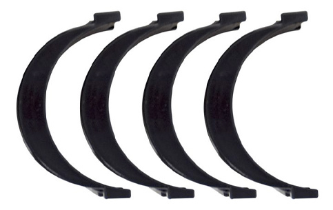 Support Phare R-tech Cales plaque demi - lune noir
