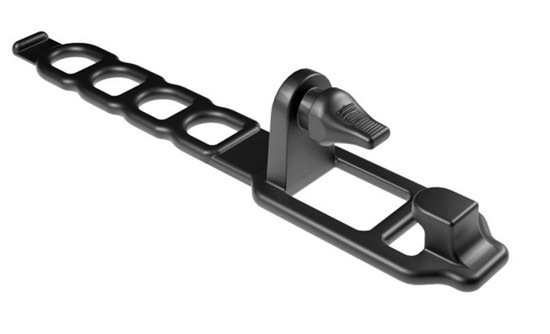 Support Phare R-tech elastique plaque Noir