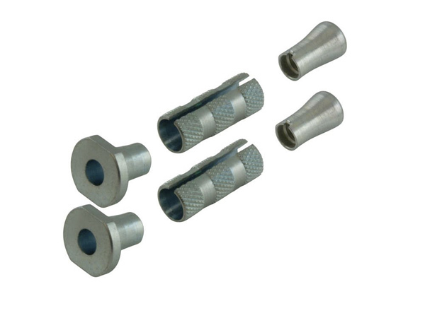 Kit bagues de guidon R-tech Entretoises percés 14 - 15mm argent