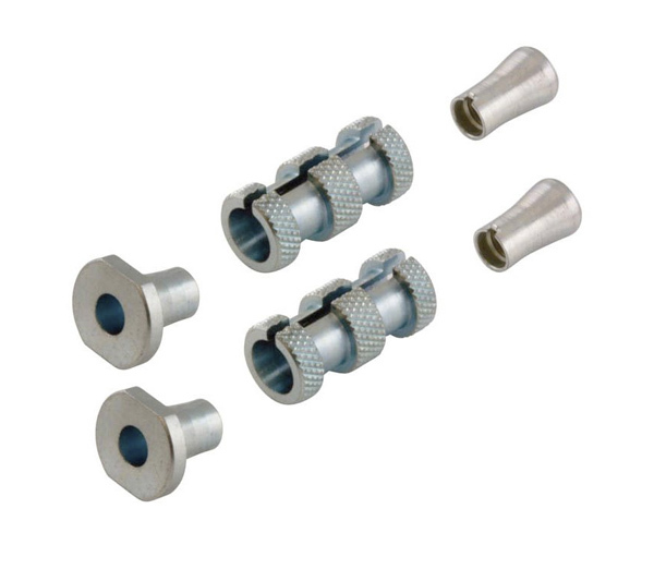 Kit bagues de guidon R-tech Entretoises perces 16 - 18mm argent