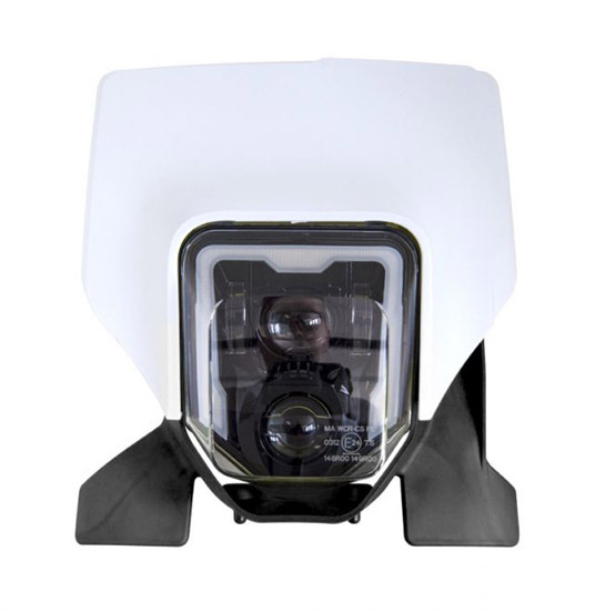 Plaque phare R-tech led Blanc Noir