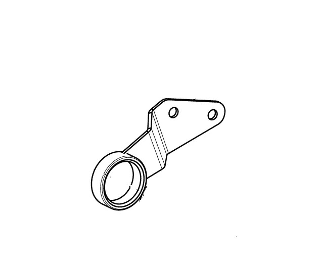 Support de silencieux Akrapovic 18602596