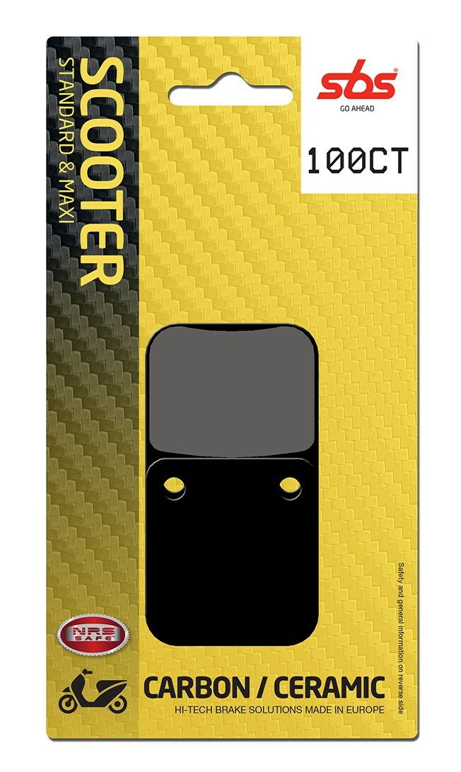 Plaquettes de freins SBS 100CT 536