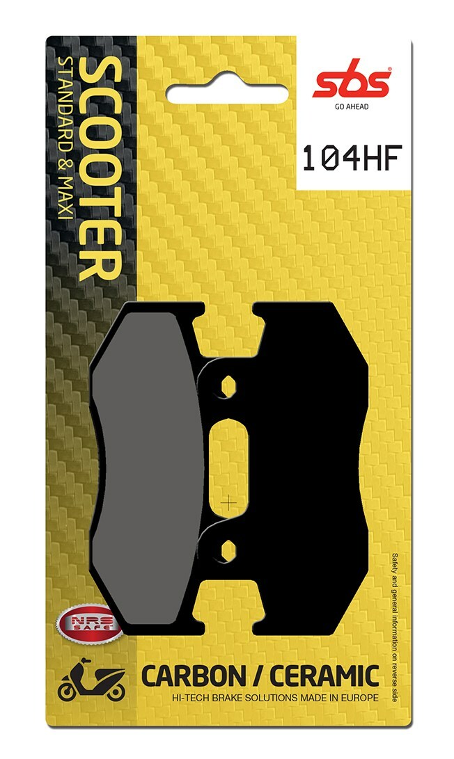 Plaquettes de freins SBS 104 558 HF