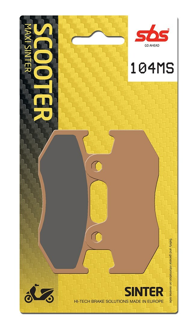 Plaquettes de freins SBS 104MS 558