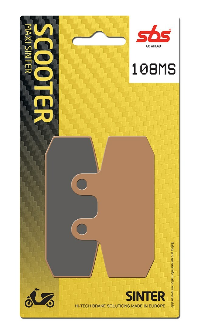 Plaquettes de freins SBS 108MS 588