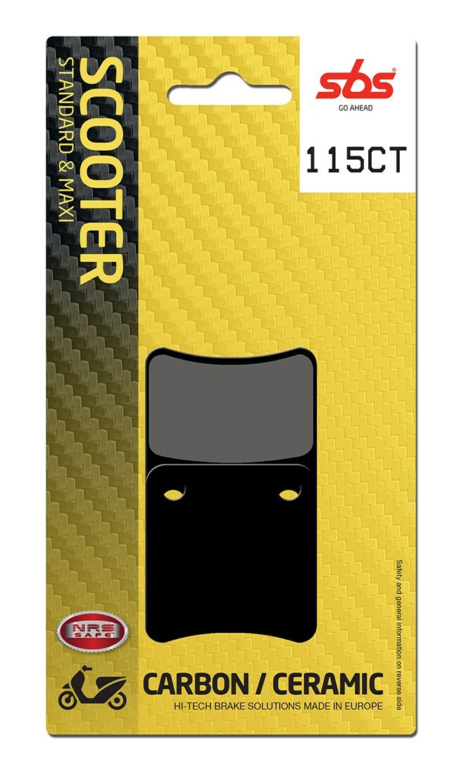 Plaquettes de freins SBS 115CT
