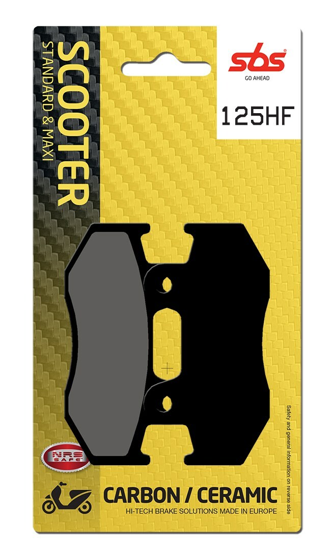 Plaquettes de freins SBS 125HF 709 HF