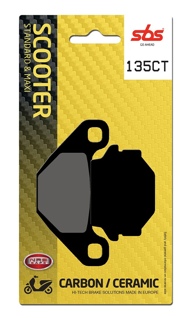 Plaquettes de freins SBS 135CT 546