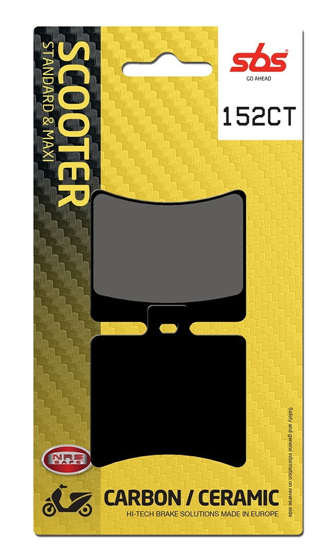 Plaquettes de freins SBS 152CT 747