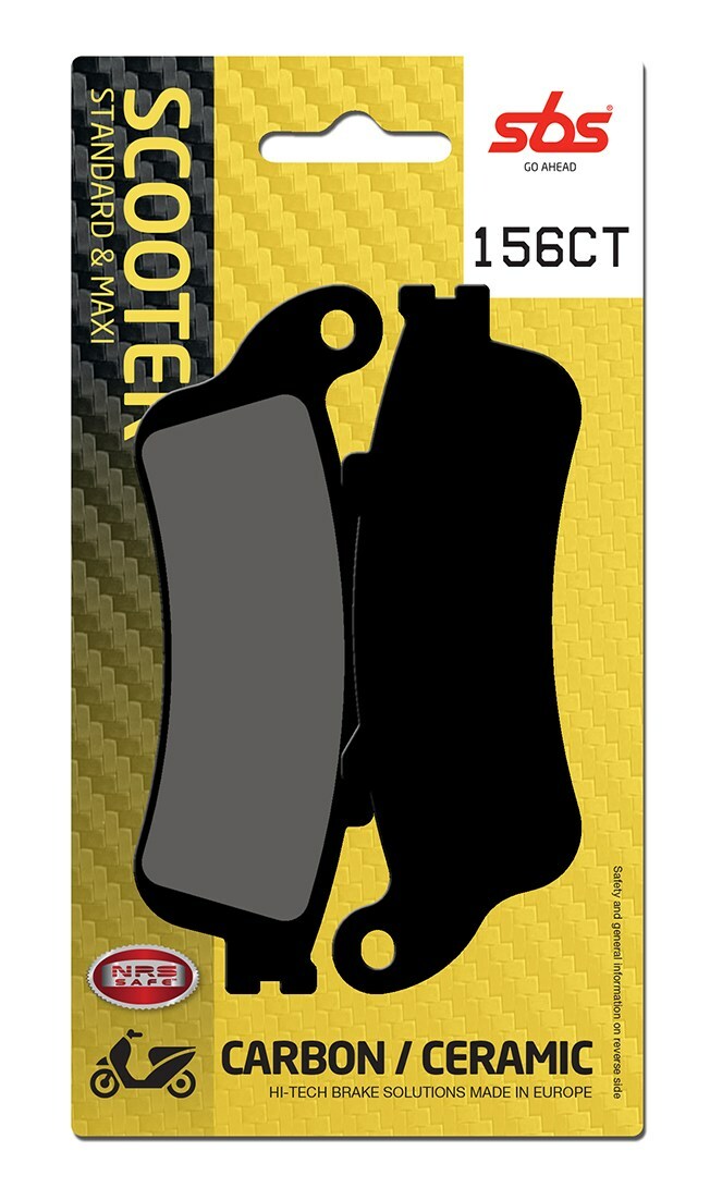 Plaquettes de freins SBS 156CT 735