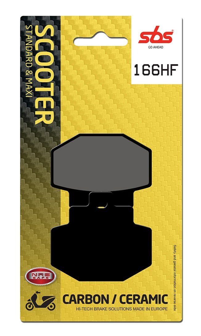 Plaquettes de freins SBS 166 HF 772HF