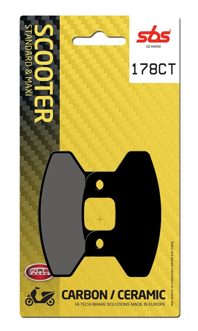 Plaquettes de freins SBS 178CT 792