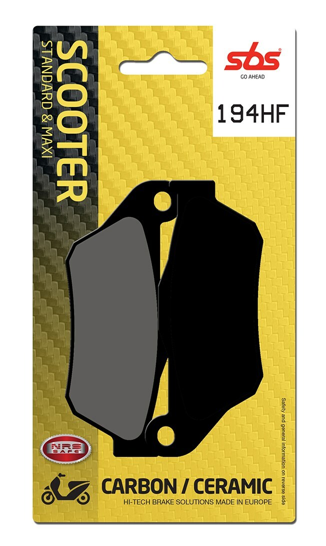 Plaquettes de freins SBS 194 837 HF