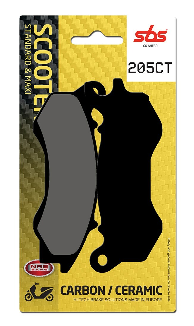 Plaquettes de freins SBS 205CT