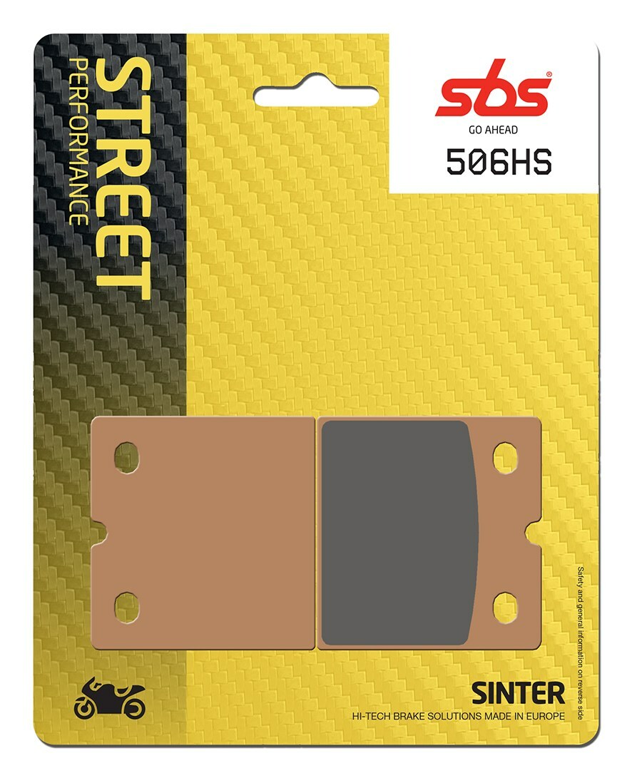Plaquettes de freins SBS 506 HS