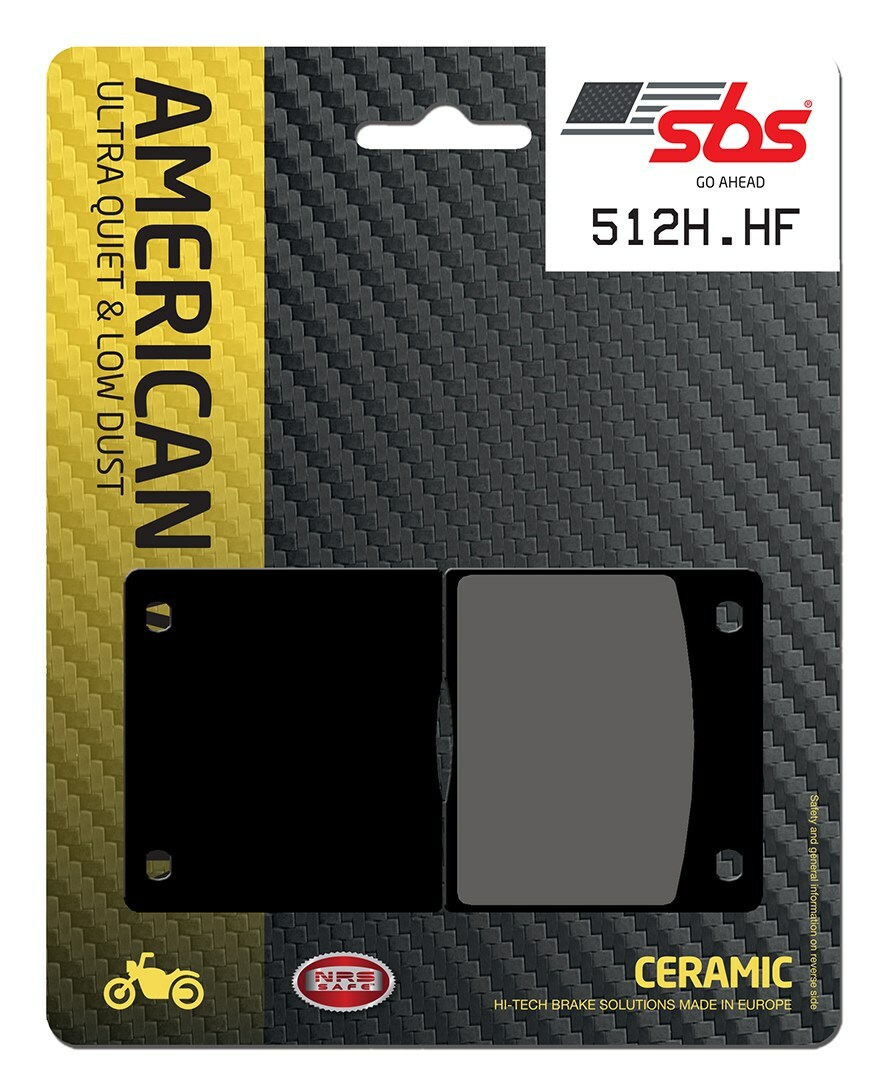 Plaquettes de freins SBS 512H HF