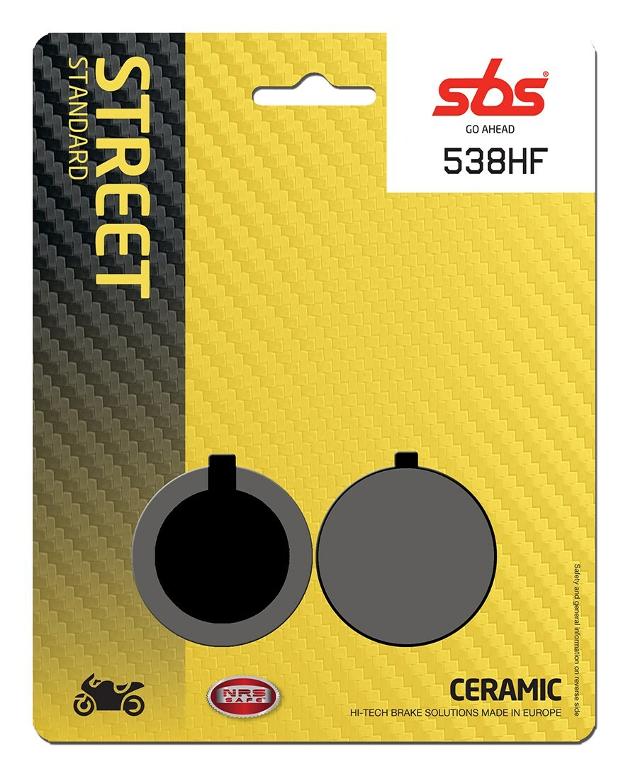 Plaquettes de freins SBS 538HF