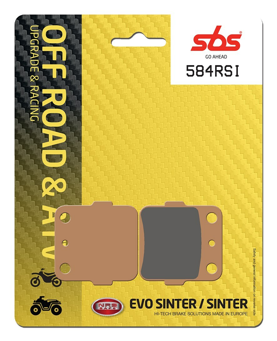 Plaquettes de freins SBS 584RSI