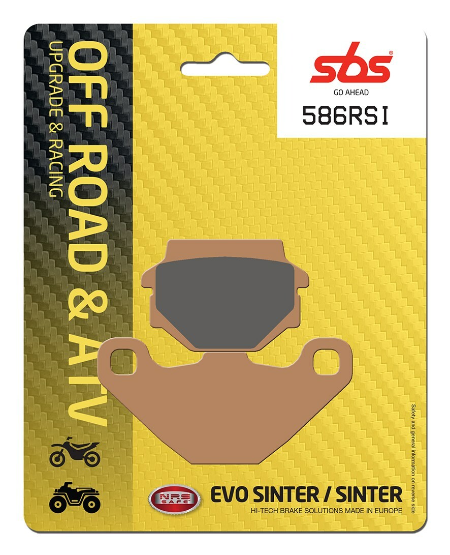 Plaquettes de freins SBS 586RSI