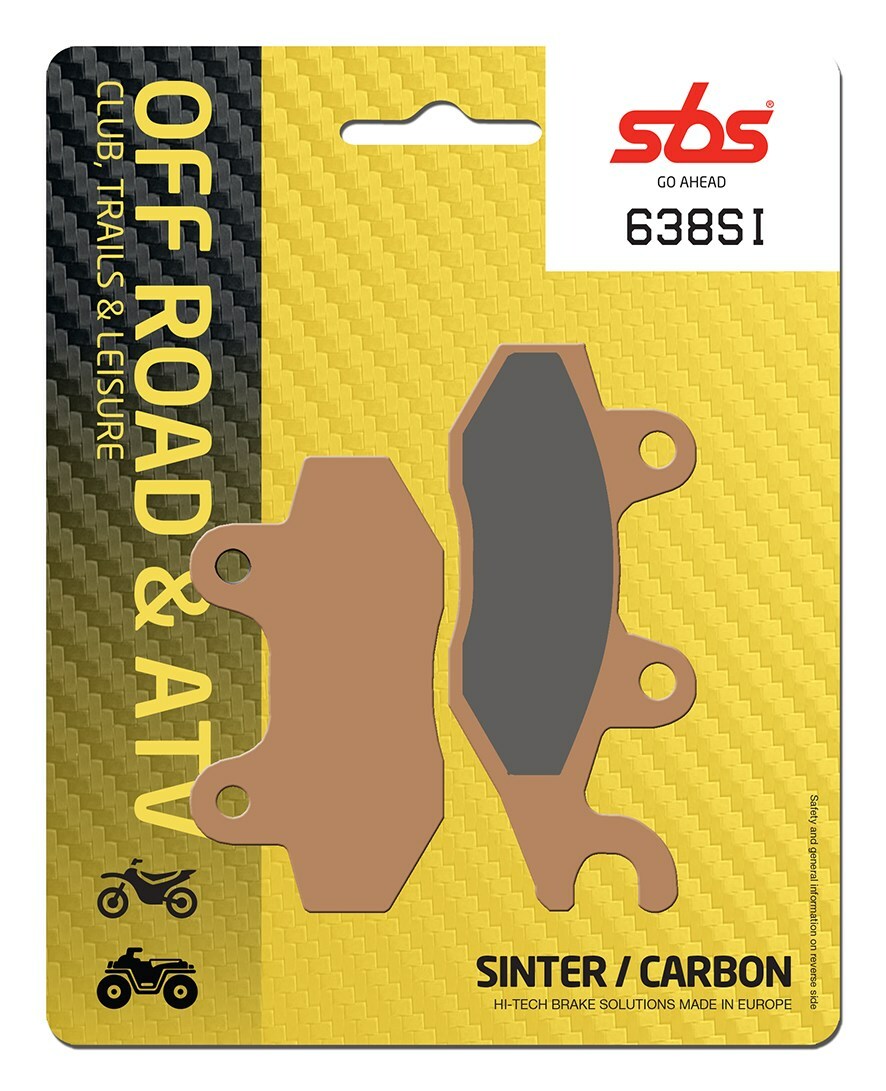 Plaquettes de freins SBS 638SI