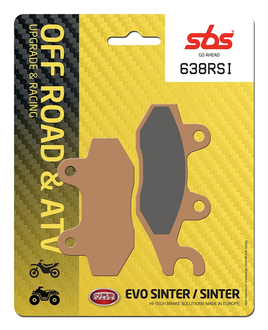 Plaquettes de freins SBS 638RSI