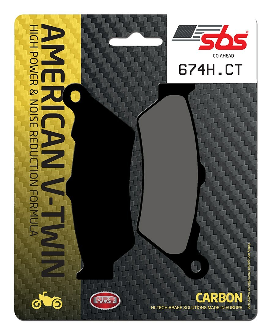 Plaquettes de freins SBS 674H CT