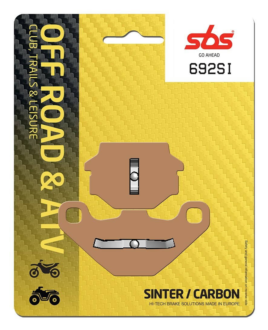 Plaquettes de freins SBS 692 SI