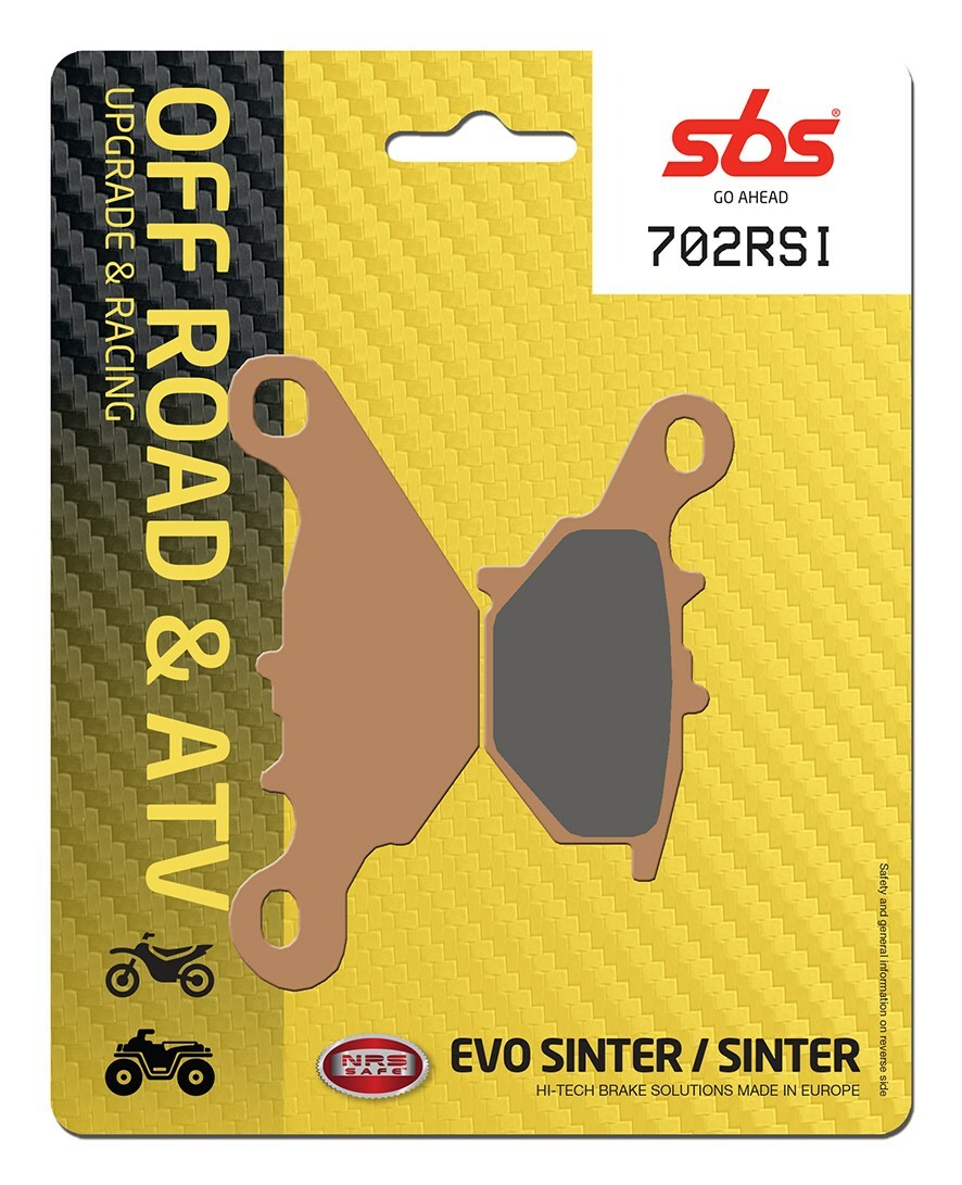 Plaquettes de freins SBS 702RSI