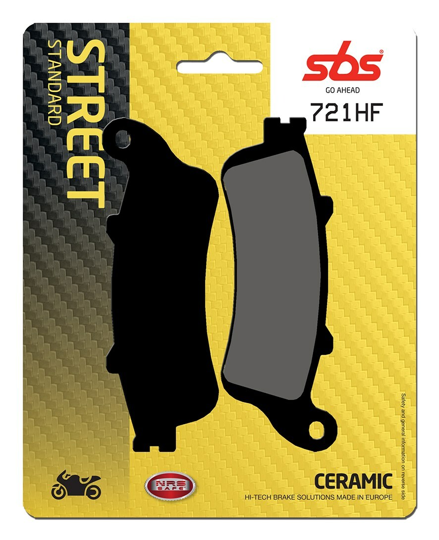Plaquettes de freins SBS 721HF