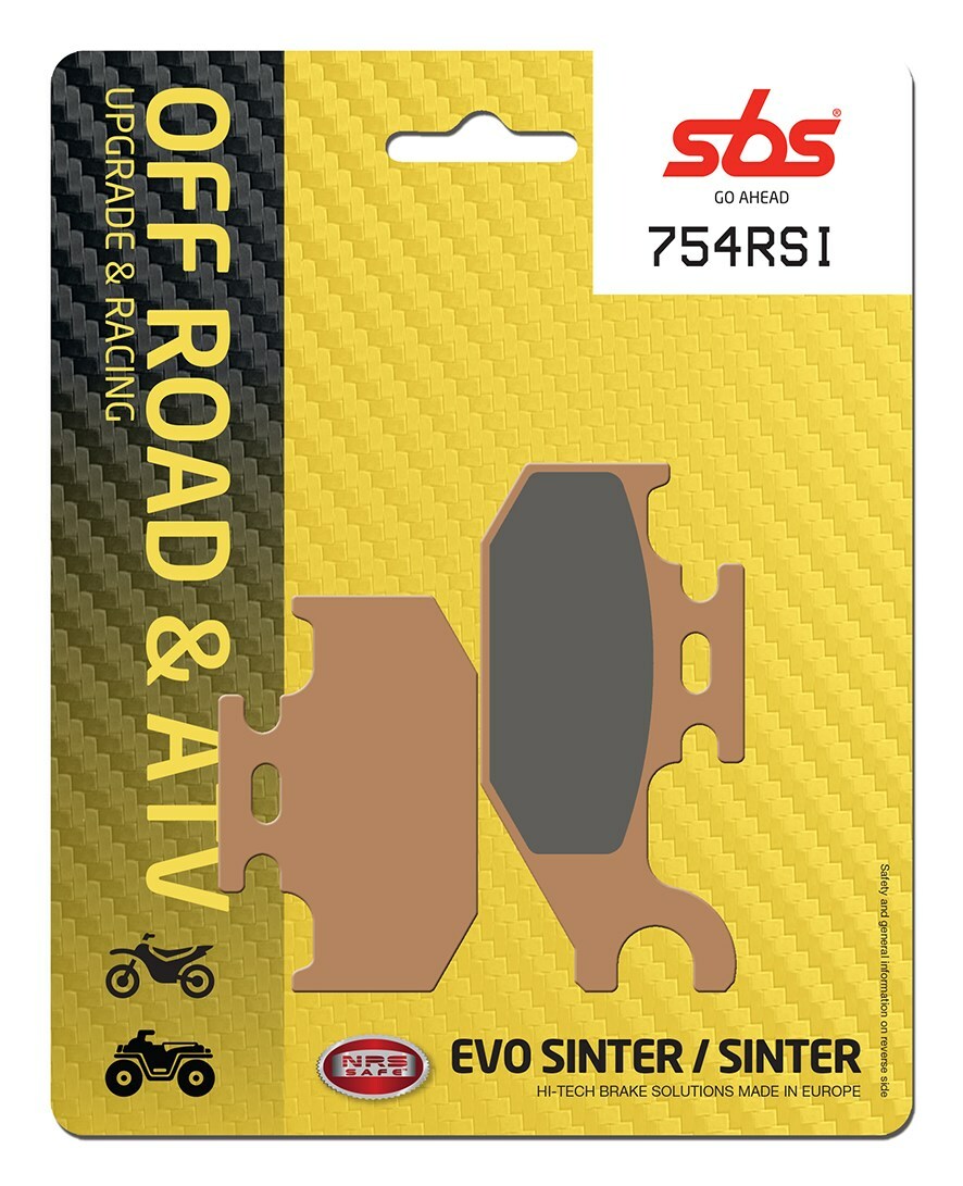 Plaquettes de freins SBS 754RSI