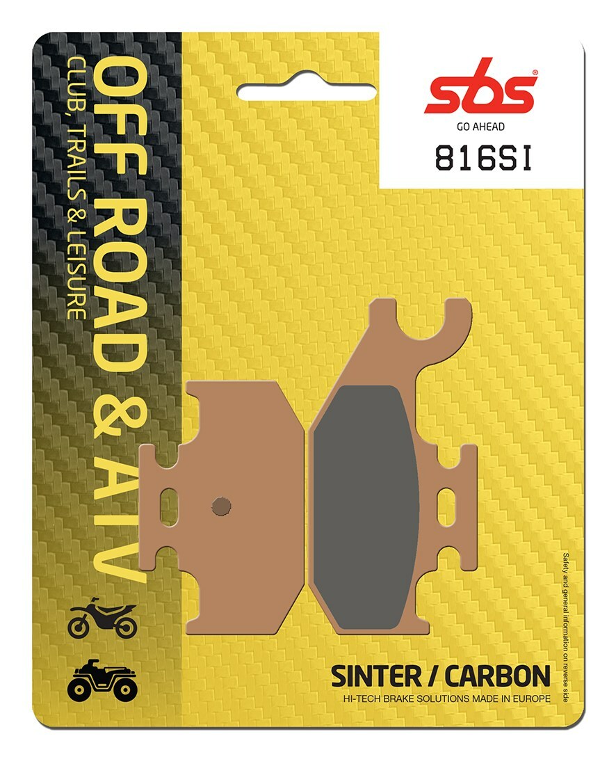 Plaquettes de freins SBS 816SI