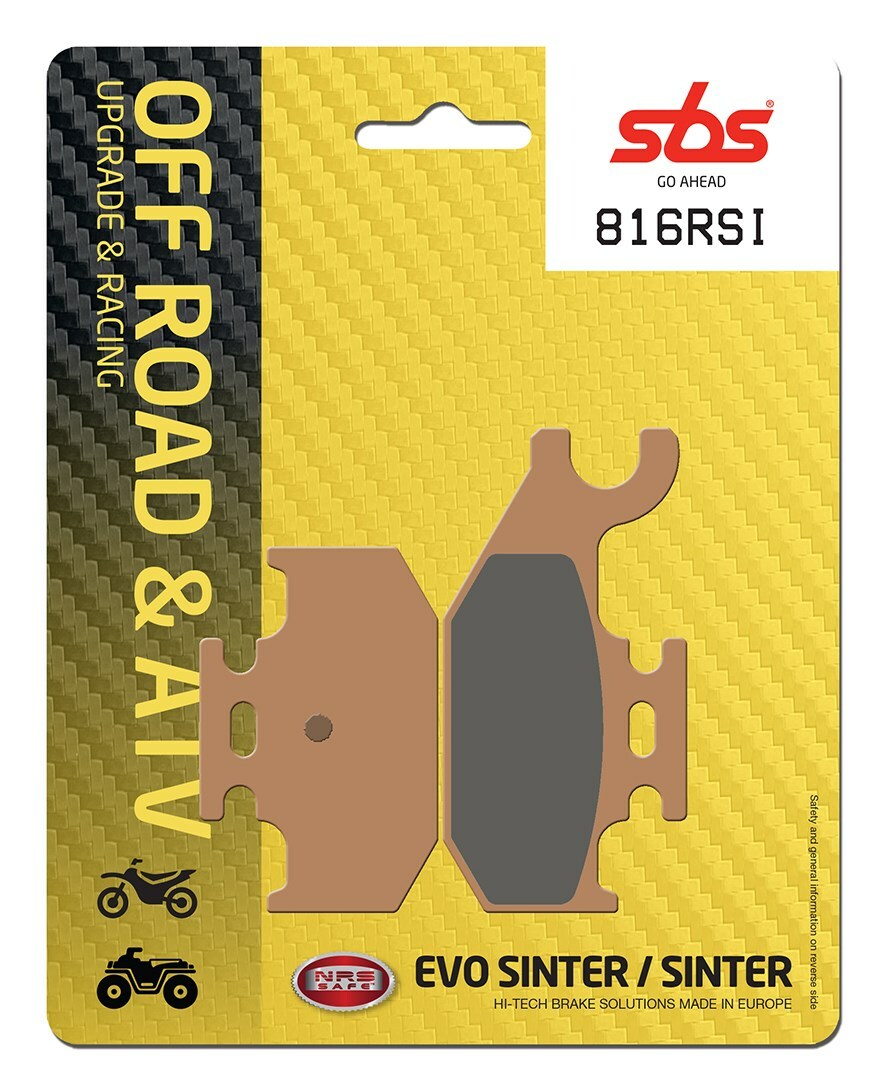 Plaquettes de freins SBS 816RSI
