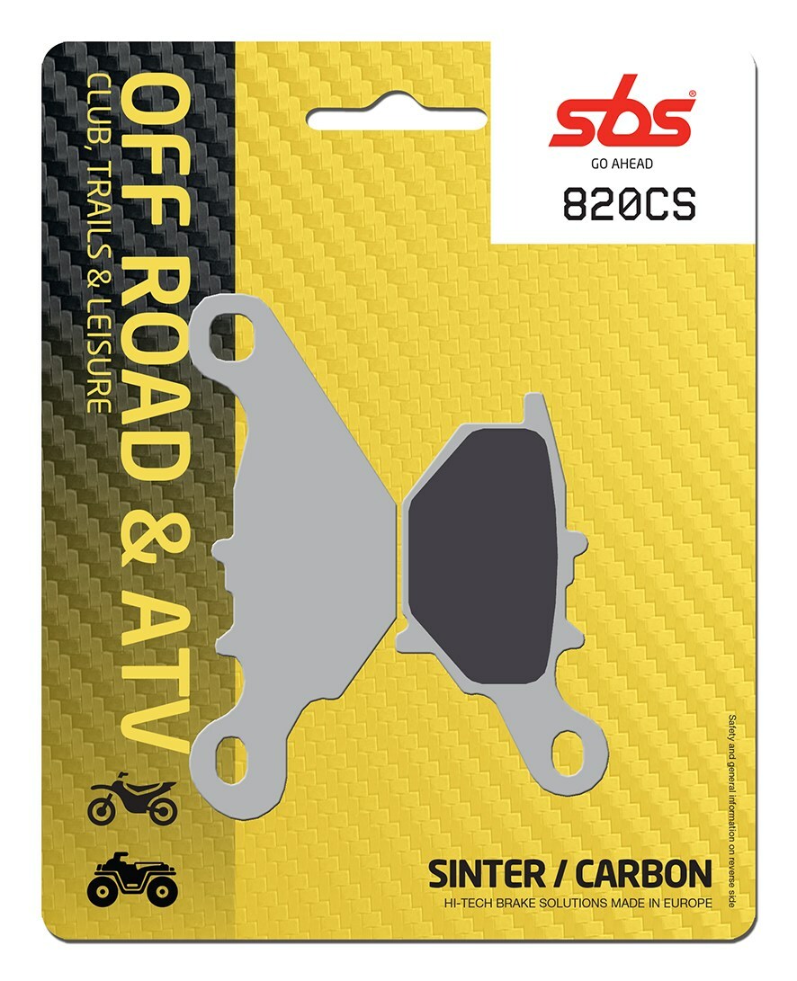 Plaquettes de freins SBS 820CS